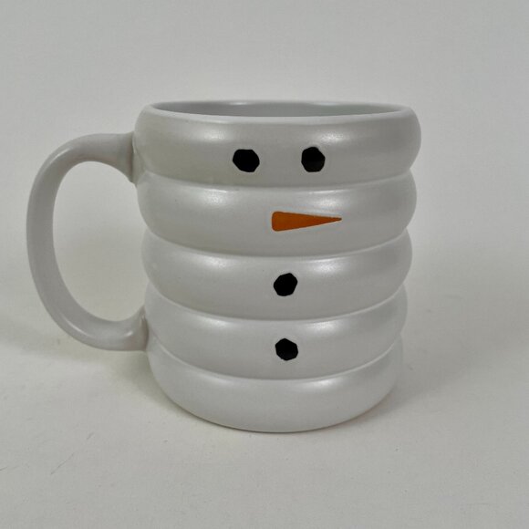 NEW Two Adorable Oversized Snowman Mugs Coffee Tea Hot Chocolate - Picture 2 of 4